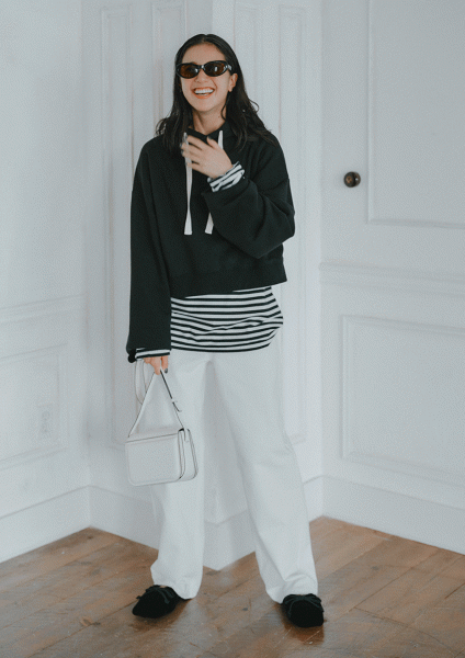 大人のスウェットこなれ術