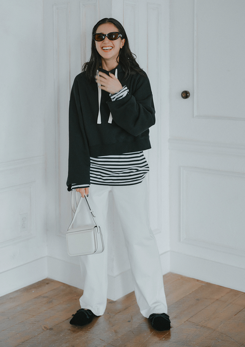 大人のスウェットこなれ術