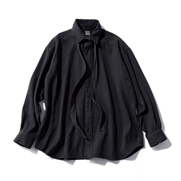 BOWTEFINE COUNT COTTON PIECE DYE BOWTIE SHIRT￥38,500