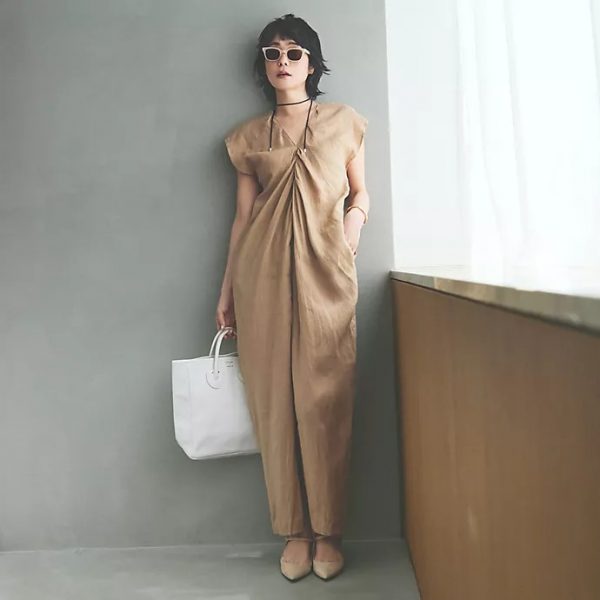 enricaリネンオールインワン￥41,800