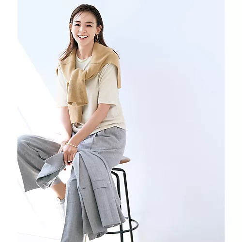 PROTAGONISTA×eclat【別注】ベロアTシャツ￥15,400