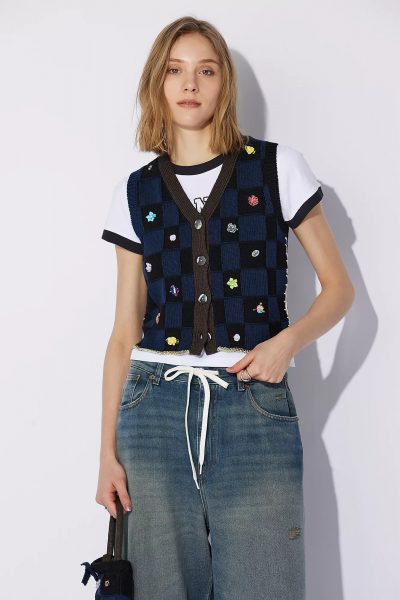 YANYAN【SPURSHOP別注】ニットベスト￥61,600