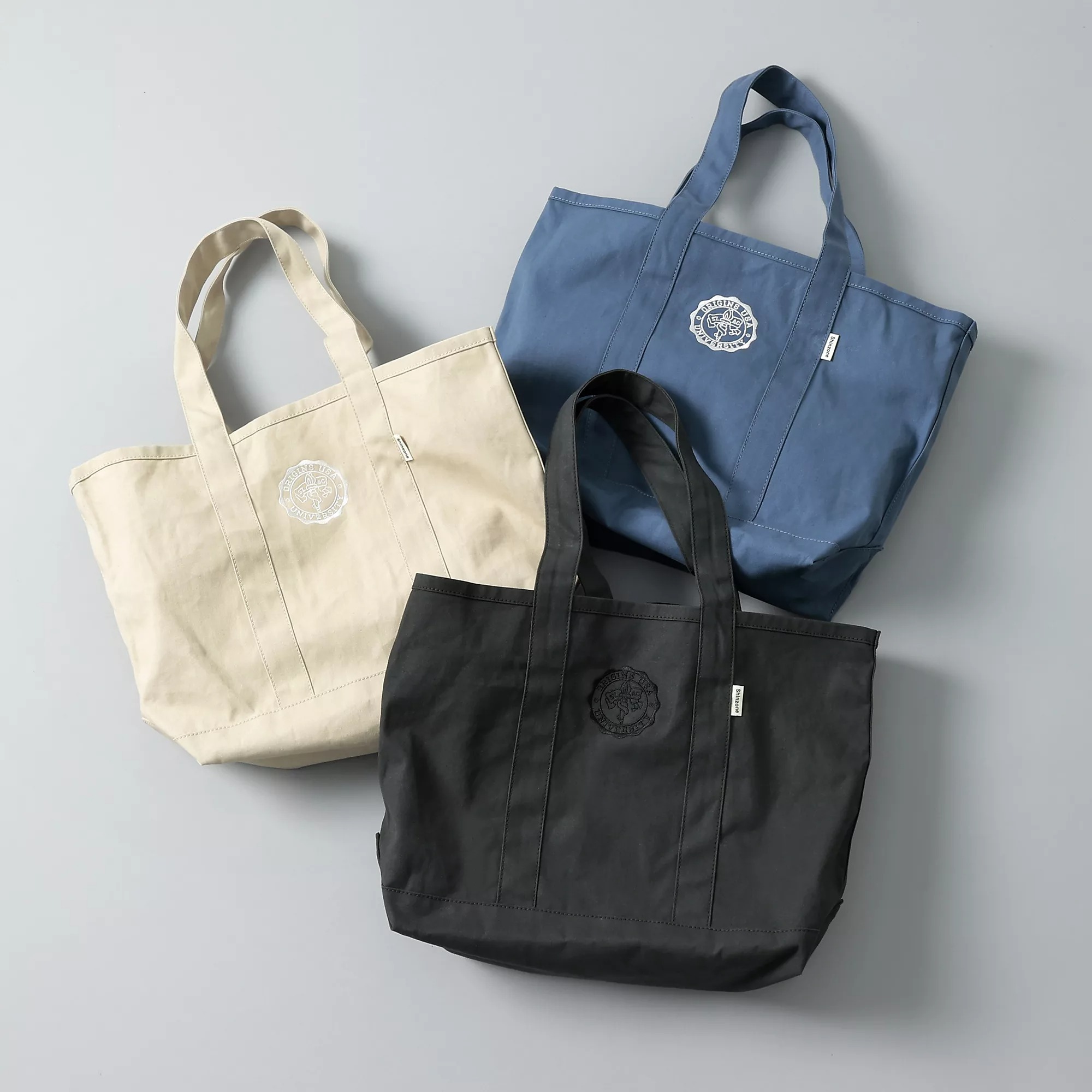 Shinzone【HPS別注】Shinzone×Americana 刺繍ロゴ入りトートバッグ￥11,550