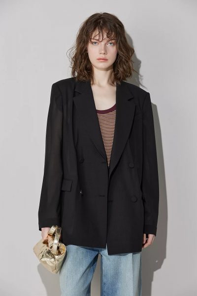 KANAKO SAKAI【SPURSHOP別注】シアーテーラードジャケット￥86,900