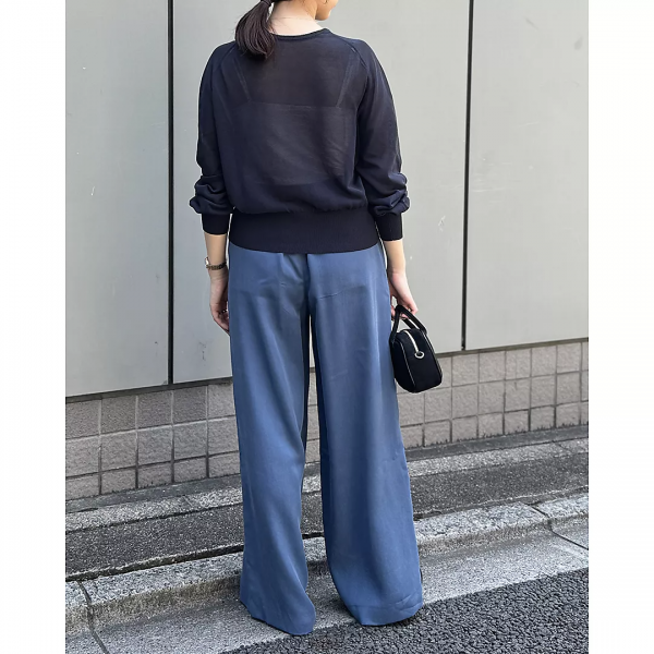 【着比べ＆コーディネートをご紹介！】晩夏＆初秋に頼れる 落ち感セミワイドパンツの魅力を徹底解説 #40代・50代コーデ#LEEマルシェ#12closet
