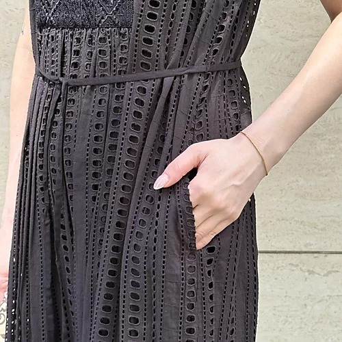 ne Quittez pasエンブロイダリーワンピース