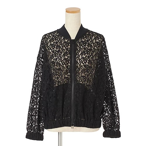 MOGA×eclat【戸野塚かおるさん別注】レースブルゾン￥46,200