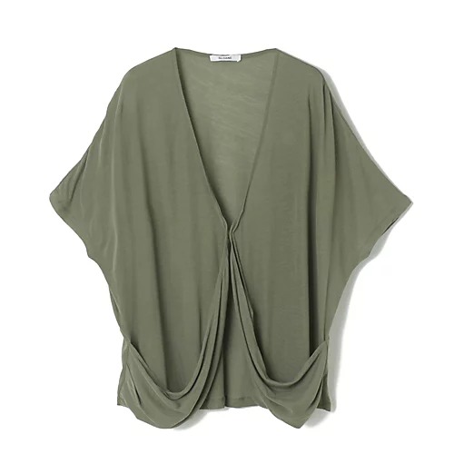 SLOANE×eclat【宮崎桃代さん別注】タックポケットカーディガン