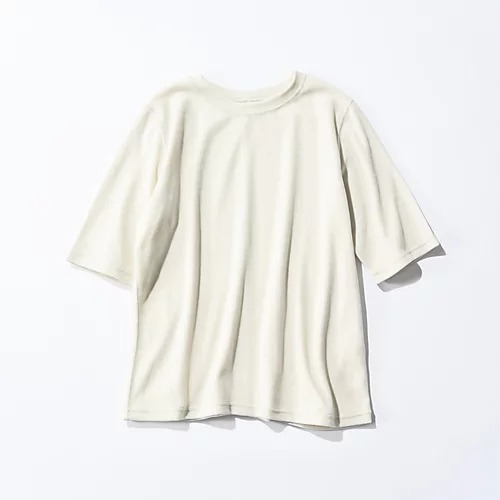 PROTAGONISTA×eclat【別注】ベロアTシャツ￥15,400