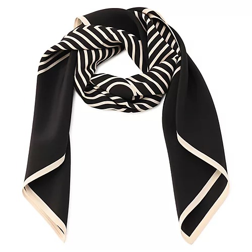 TOTEMECentered monogram silk scarf¥41,800
