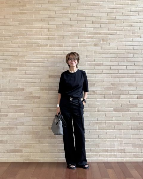 【エクラ 華組　鈴木たま江さん】E by eclat 大人五分袖パックTシャツ