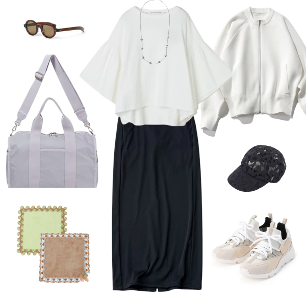 【50代 週末コーデ】動きやすくて映える、旅上手な大人のTシャツコーデ＃Jマダムのおしゃれ