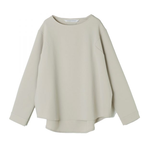 【エクラ 華組　岡部みわこさん】COGTHEBIGSMOKE×eclat 、エクラ別注：オート色の万能ストレッチブラウス