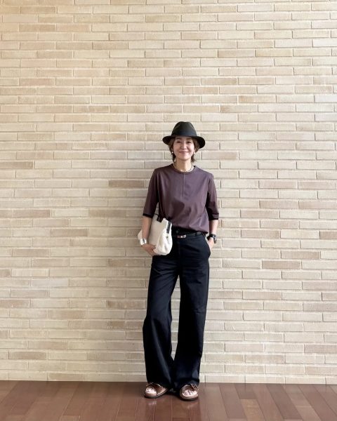 【エクラ 華組　鈴木たま江さん】E by eclat 大人五分袖パックTシャツ