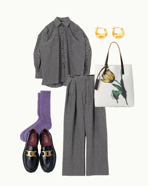 シャツ＋パンツのセットアップは活躍必至！