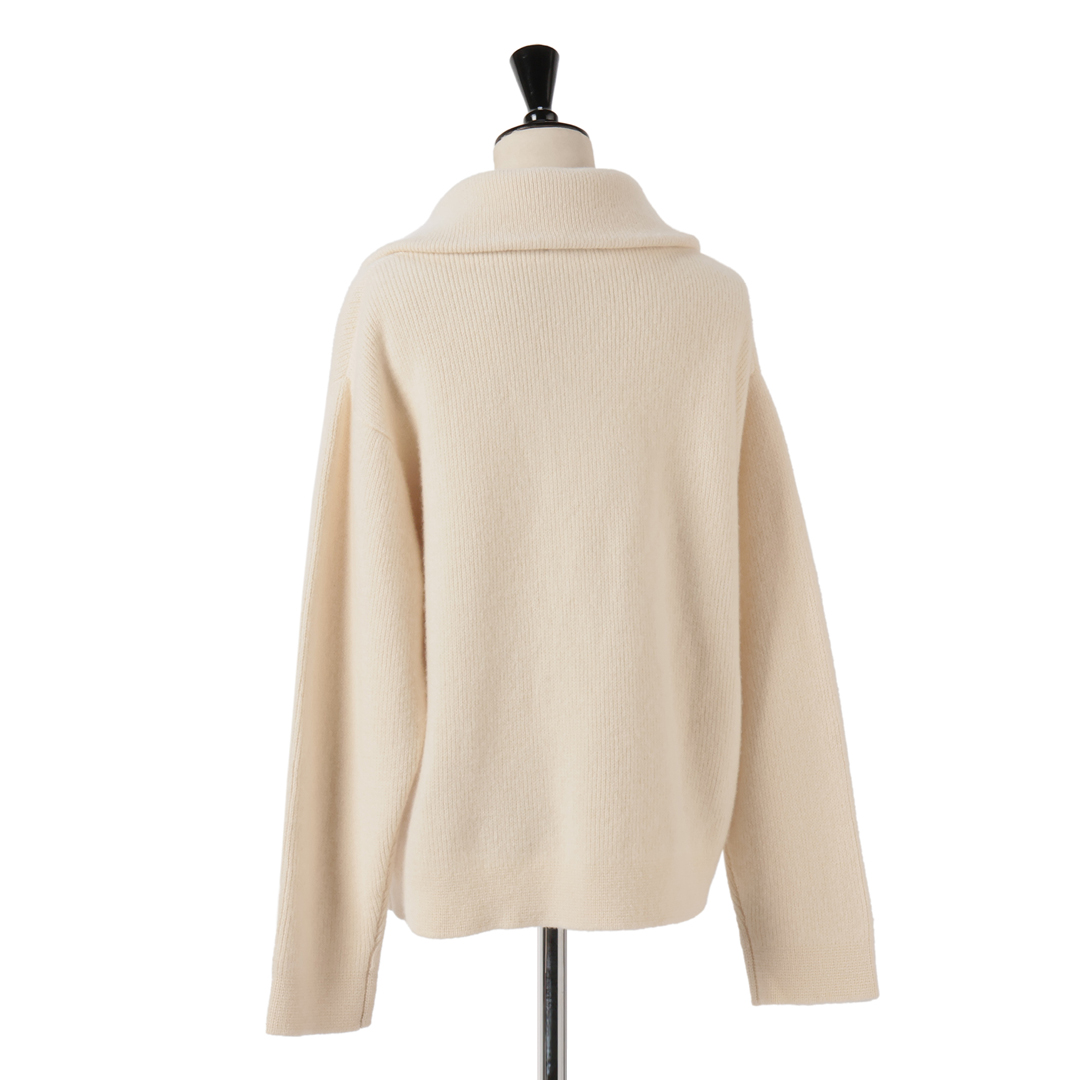 石毛のりえ×アニュアルの【Marisol別注】ハーフジップニット Close up!