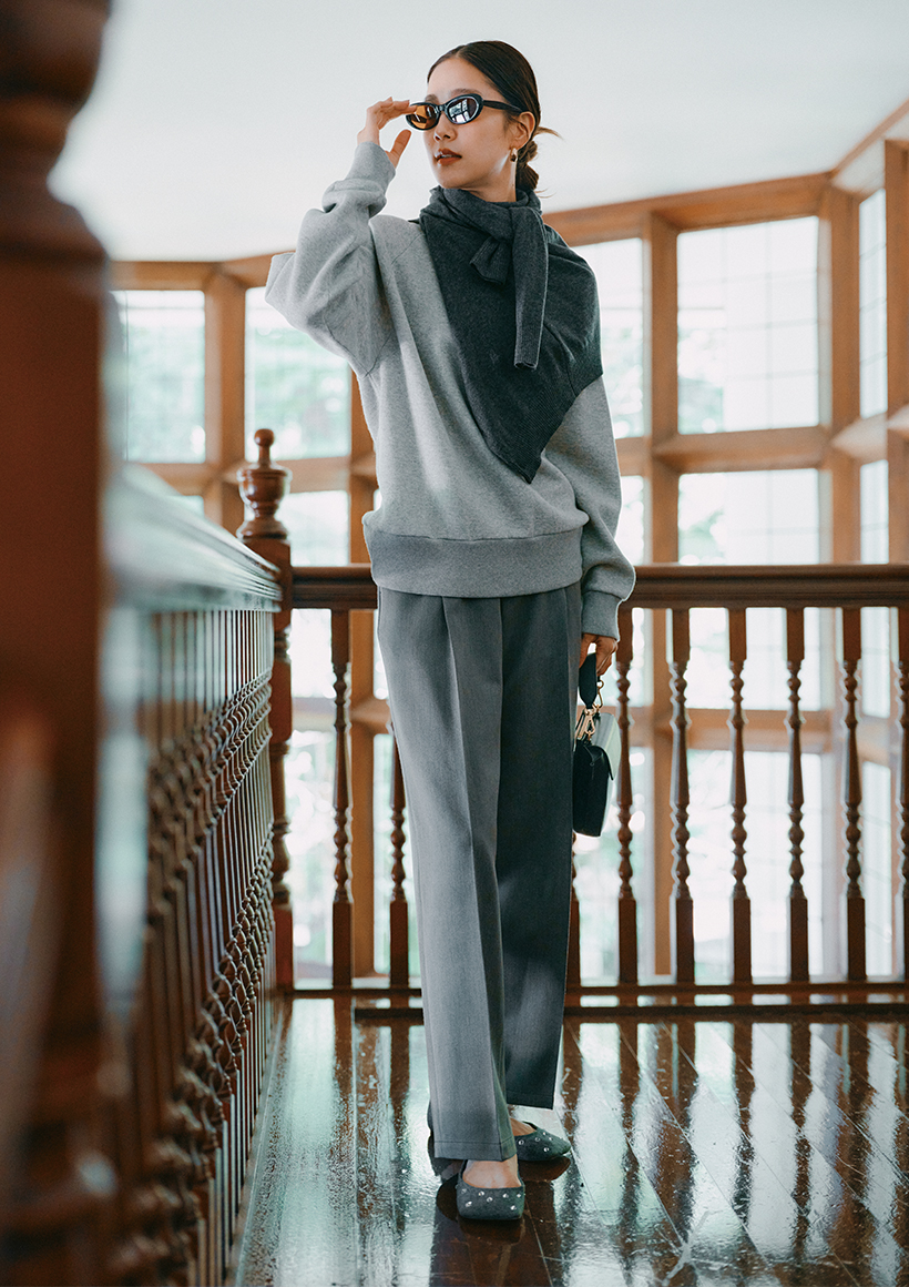 「メンズライク・パンツ」×「定番アイテム」で叶うトレンドコーデ♡