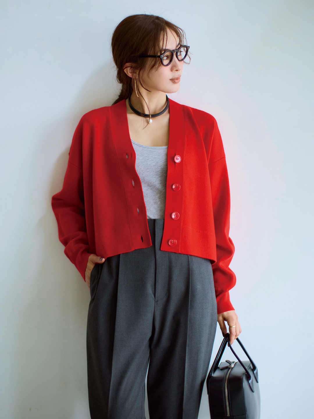 エムセブンデイズの【東原妙子さんコラボ】腰高見えビスチェ ストラップ
こちらはショート丈！