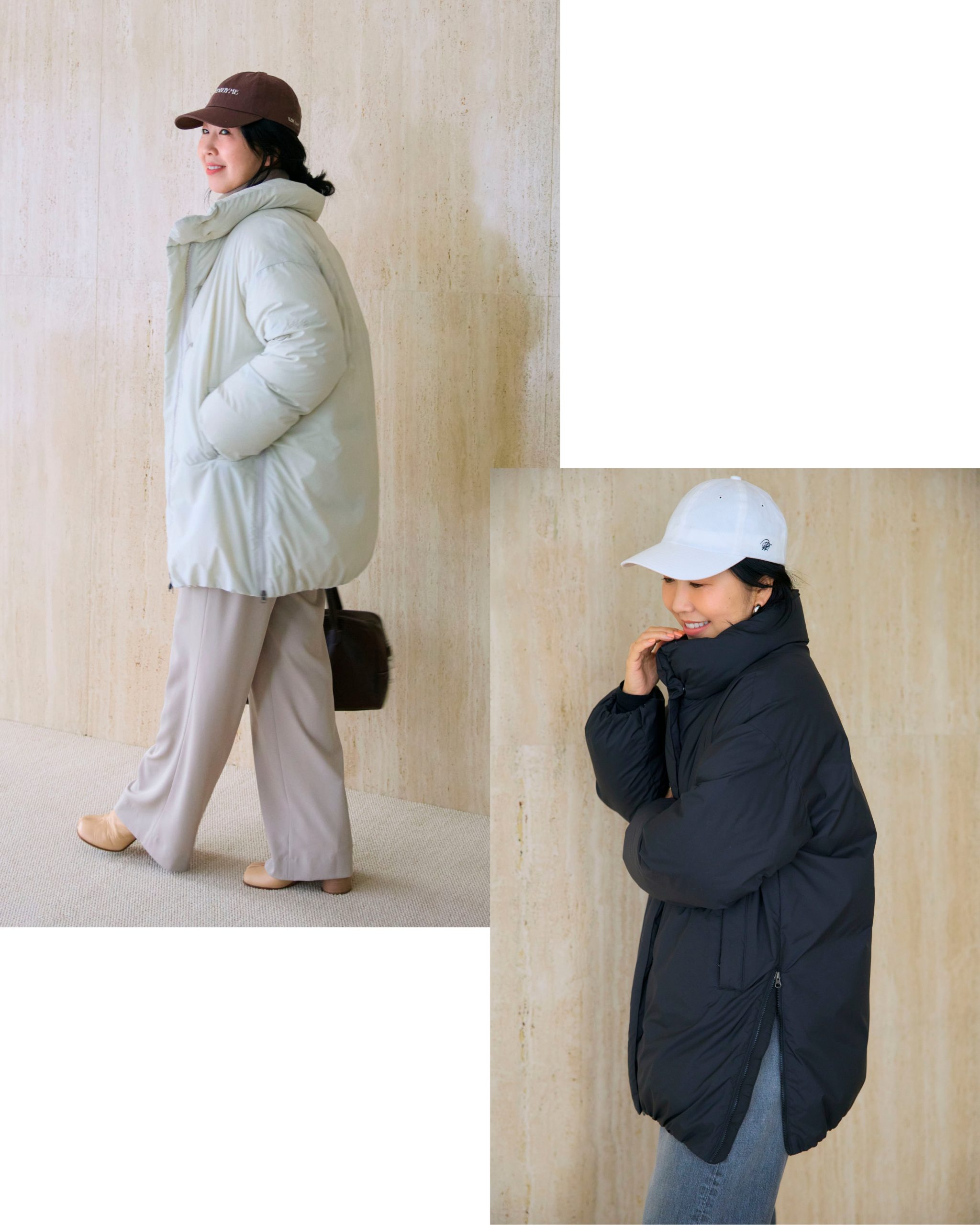 <スタイリスト福田麻琴さん本人が着用！>あったか＆すっきり見えが叶う「ナンガ」のコラボダウン