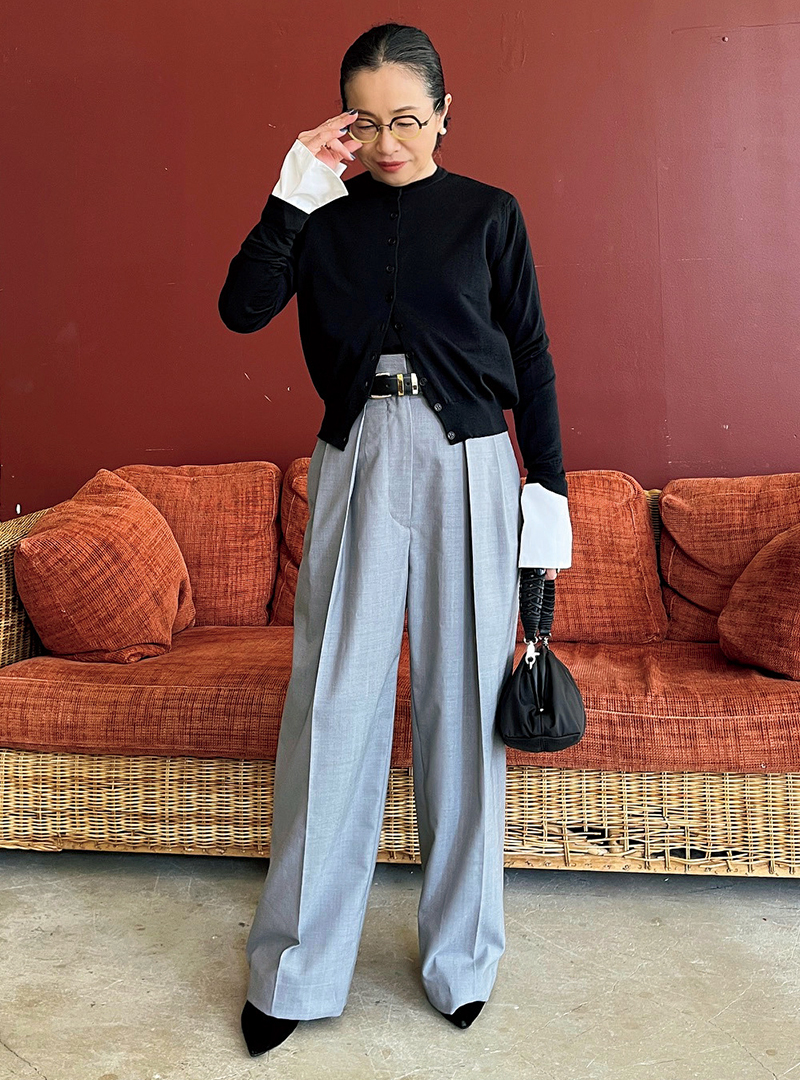 小柄でも映える！50代のための宮崎桃代流・大人の着こなし術 éclat2025年11月号特集