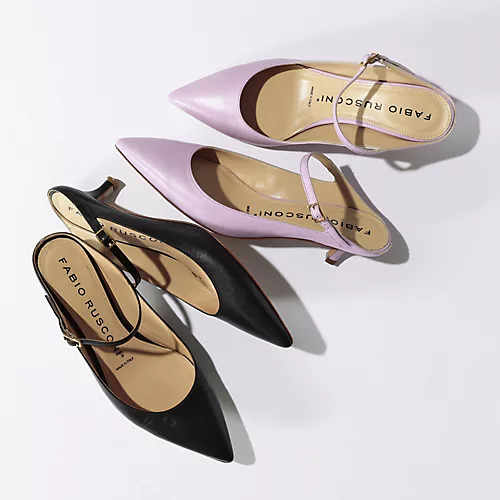 FABIO RUSCONIメリージェーンプチヒールパンプス￥39,600