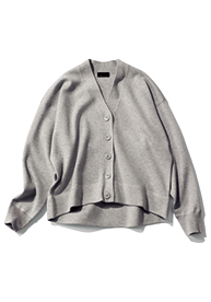 エムセブンデイズ【東原妙子さんコラボ】着丈が選べるVネックカーディガン（ レギュラー ）