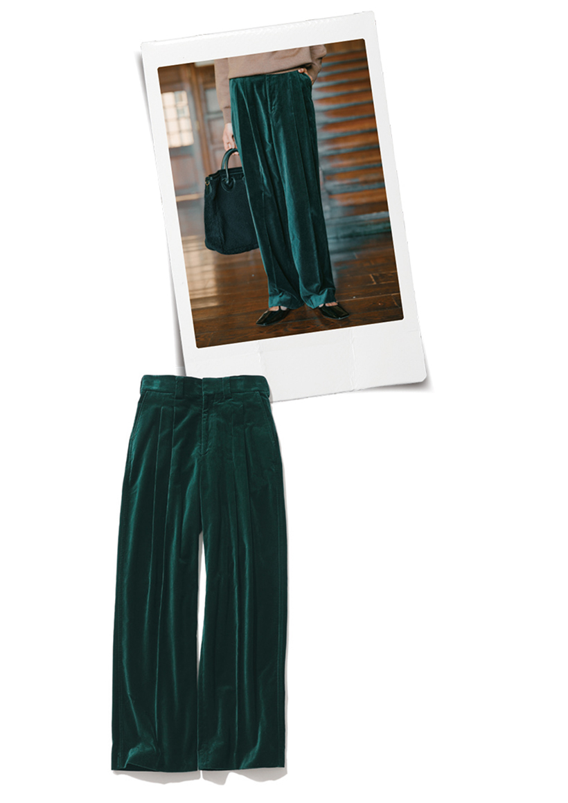 「メンズライク・パンツ」×「定番アイテム」で叶うトレンドコーデ♡