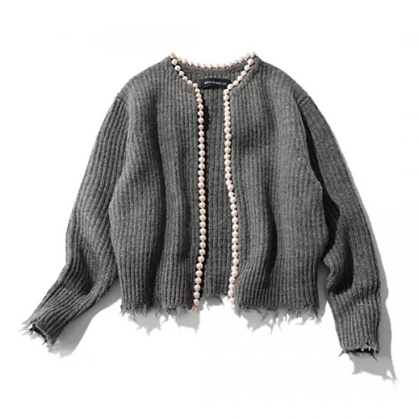 マディソンブルーのパールカーディガン