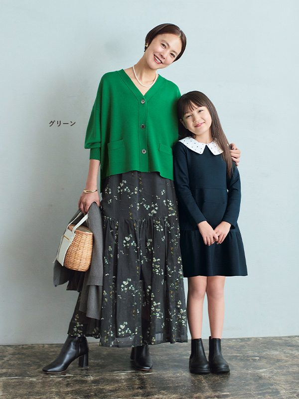 ３wayエトワールワンピース＆スーパーファインスムースショートカーディガン