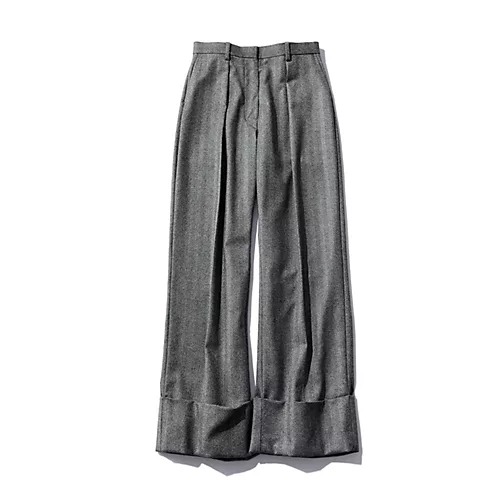 ADAWAS
FLANNEL TURNーUP HEM TROUSER
￥50,600