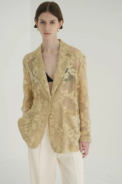 CLANEFLOWER SHEER JACQUARD JACKET￥46,200