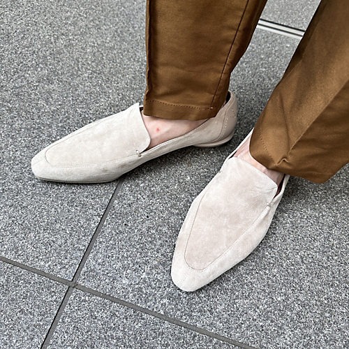 SHISEI×eclat撥水チゼルトゥローファー￥33,000
