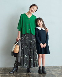 ３wayエトワールワンピース＆スーパーファインスムースショートカーディガン