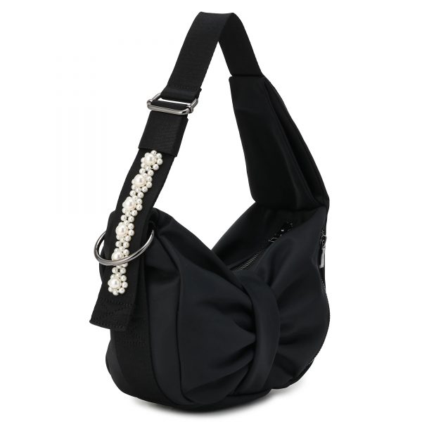 SIMONE ROCHAMINI SLING BOW BAG W／ EMB￥106,700