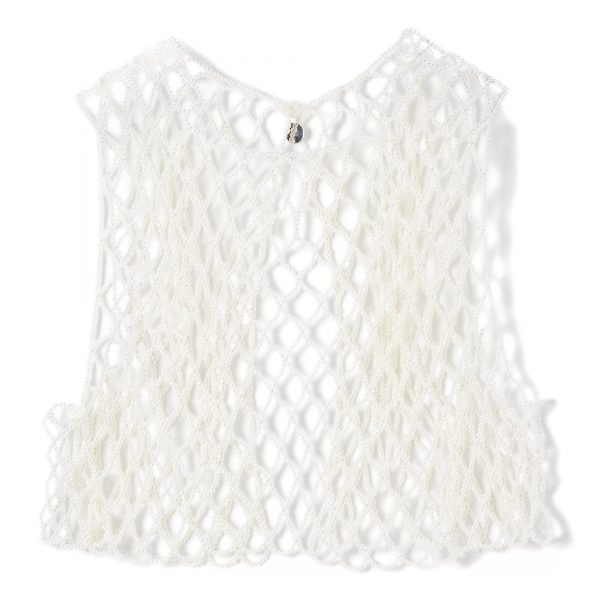 HIKA KISADA【SPURSHOP別注】パールビーズベスト￥49,500