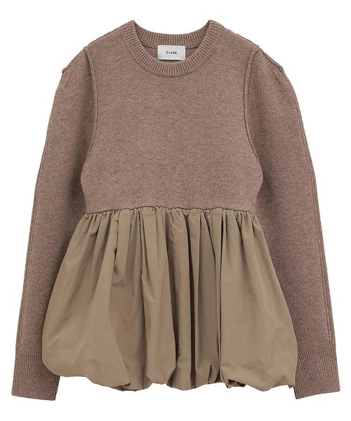 CLANEDOCKING POWERSHOULDER KNIT TOPS￥26,400