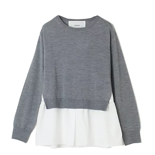 ADAWAS×eclat
レイヤード風ウールニットプルオーバー
￥26,400 