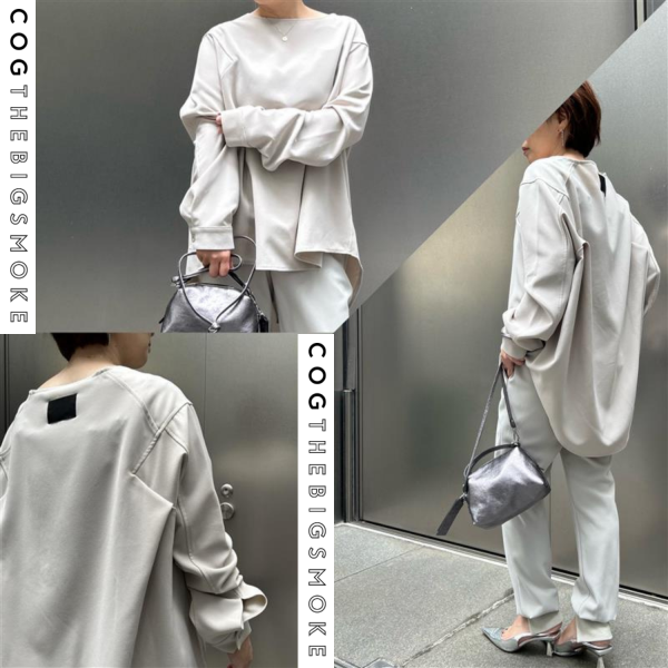 ハイパワーストレッチでノンストレスの着心地♪COGTHEBIGSMOKE×eclat 「ストレッチブラウス」