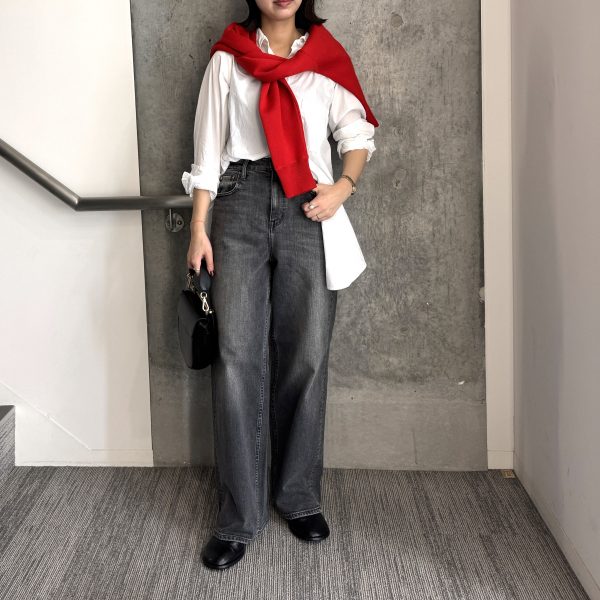 人気ブロガーbemiさん×Healthy DENIM コラボ第2弾！別注デニムをスタッフが身長別で履き比べ【40代ファッション】