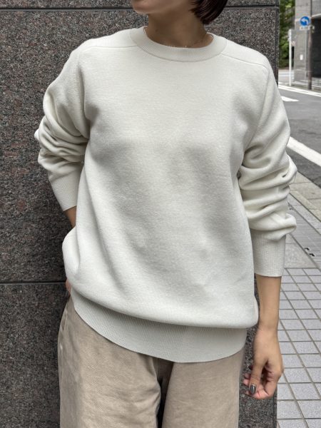 SLOANE
【HAPPY PLUS STORE×水晶玉子】12G天竺 ダブルフェイスクルーネック
￥37,400