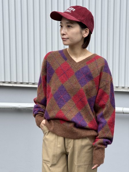 Shinzone
ARGYLE KNIT PULL OVER
￥36,300
