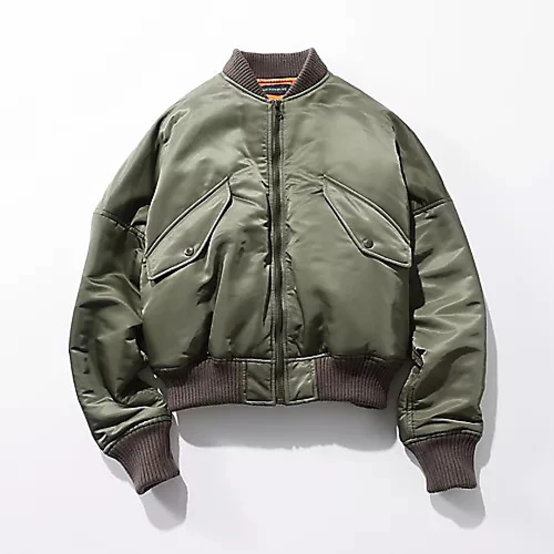 マディソンブルー COMPACT MA－1 NY TWILL JACKET