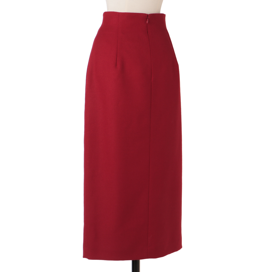 エムセブンデイズの【辻 直子さんコラボ】フロントスリットIラインスカートサブカット