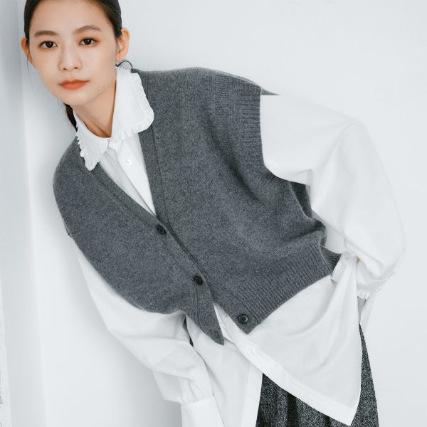 ADAWASのフリンジツイードジャケット【STANDARD BOOK 2024Spring