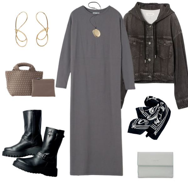 新色グレー登場！／春に重宝する「ライトフーディーブルゾン」の