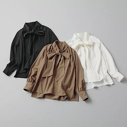 ＼アレンジ自在／ボウタイブラウスの結び方解説【40代ファッション・M7days】