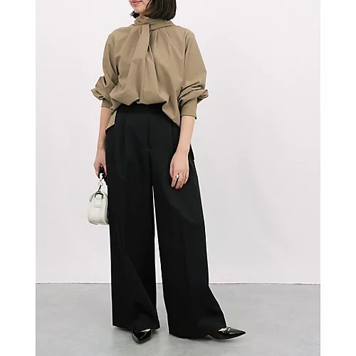 ＼アレンジ自在／ボウタイブラウスの結び方解説【40代ファッション・M7days】