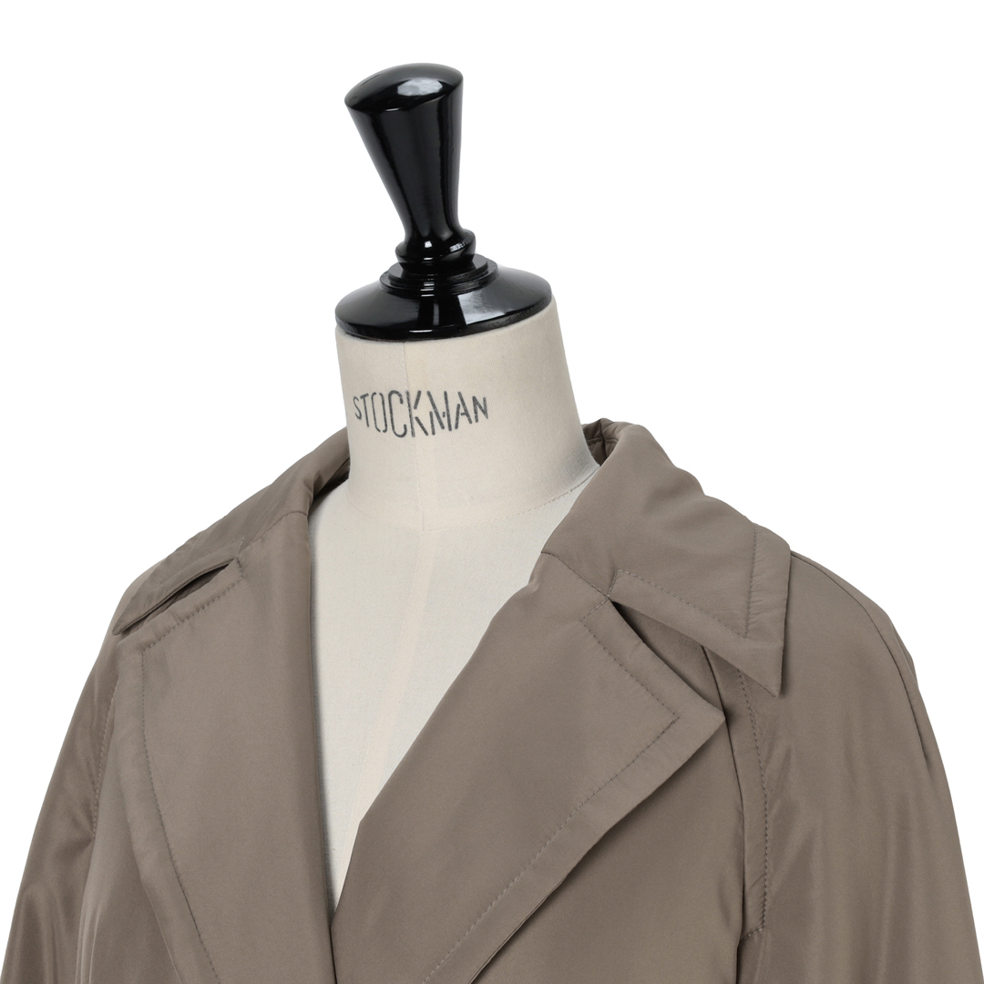 エムセブンデイズの中綿入りトレンチロングコートサブカット2