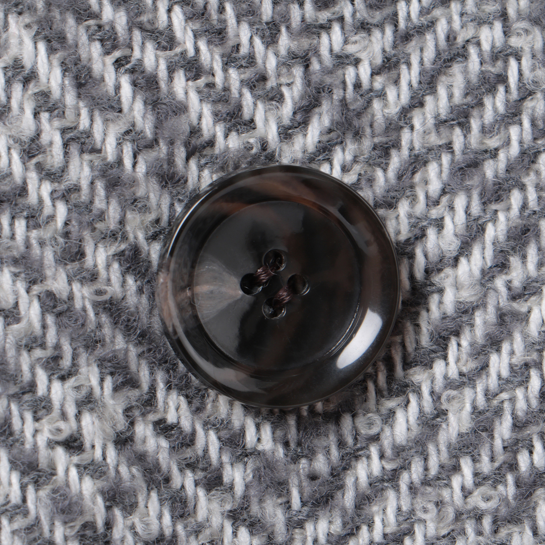 アニックのピークドラペルウールコート Fabric　feel