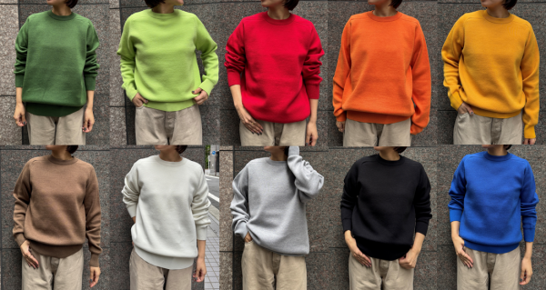 SLOANE
【HAPPY PLUS STORE×水晶玉子】12G天竺 ダブルフェイスクルーネック
￥37,400